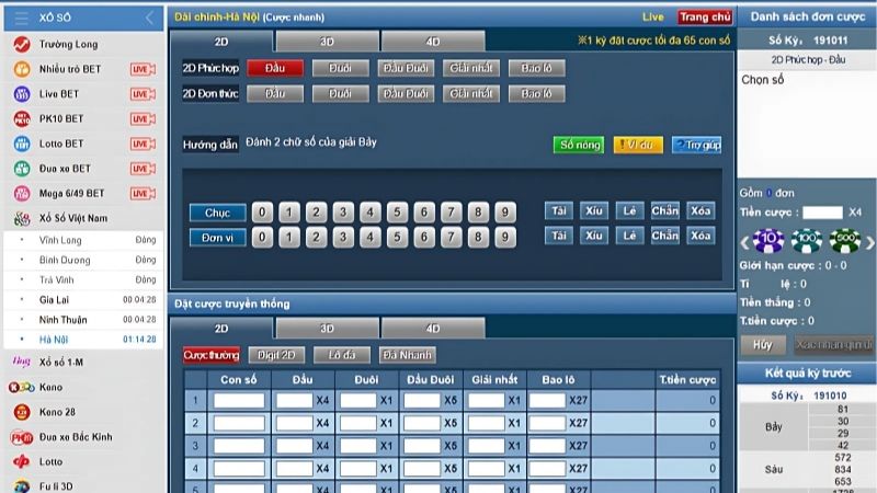 Cá cược lô đề online tại sân chơi với tỷ lệ thưởng cực cao